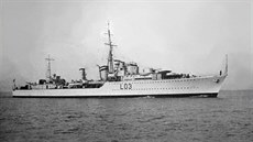 Druhým kocourovým psobitm byla lo HMS Cossack.