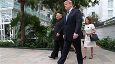 Donald Trump a Kim �ong-un (vlevo) na snímku z roku 2019.