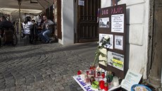 Lidé si 25. února 2019 v Praze pipomínali památku 50. výroí úmrtí studenta...