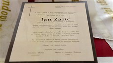 Vlastivdné muzeum umperk uspoádalo k 50. výroí obti Jana Zajíce, který se...