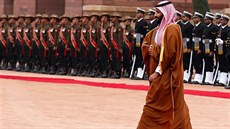 Saúdský korunní princ Muhammad bin Salmán navtívil Indii. (20. února 2019)