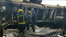 Pi výbuchu vlaku na káhirském hlavním nádraí zemelo nejmén 20 lidí...