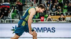 Zoran Dragi ze Slovinska proívá zápas s Ukrajinou.