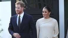 Princ Harry a vévodkyn Meghan na návtv Maroka (Rabat, 24. února 2019)