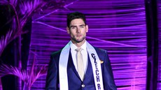 Mu roku 2018 Jií Kmoníek na souti Mister International