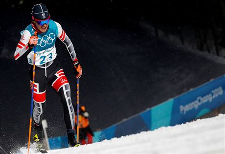 Rakouský bec na lyích Dominik Baldauf na archivním snímku z olympiády v...