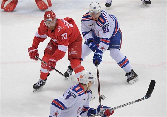 Ilustrační foto z duelu hokejistů Petrohradu 