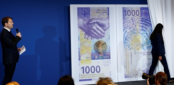 výcai pedstavili novou bankovku v hodnot 1000 frank (5. bezna 2019)