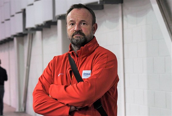 Šéftrenér české výpravy Tomáš Dvořák na halovém evropském šampionátu v Glasgow.