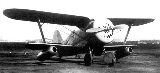 Polikarpov I-153 s přídavnými náporovými motory DM-4