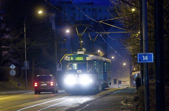 Tramvaj mezi Libercem a Jabloncem nad Nisou