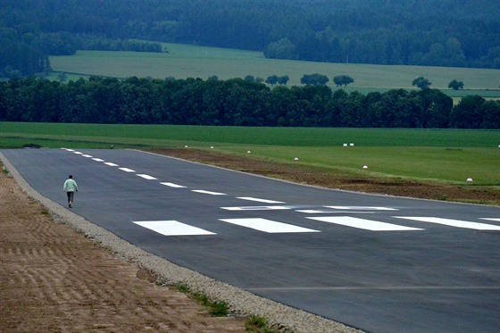Letit ve Starém Mst u Moravské Tebové, kde trénuje i pilot Martin onka.