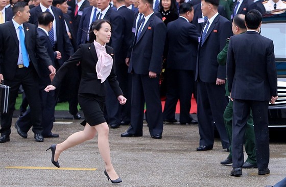Kim Jo-ong, sestra severokorejského vdce Kim ong-una, pi návtv Vietnamu...