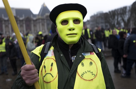 Protesty hnutí lutých vest v Paíi (2. bezna 2019)