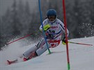 eská reprezentantka Klára Pospíilová v 1. kole slalomu SP ve pindlerov...