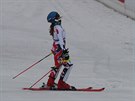 eská reprezentantka Klára Pospíilová 1. kolo slalomu SP ve pindlerov Mlýn...
