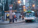 Tramvaj mezi Libercem a Jabloncem nad Nisou