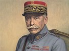 Portrét generála Maurice Pelléa od Viktora Strettiho