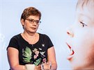 Klinick logopedka Milena Vrnov v diskusnm poadu iDNES.cz Rozstel.