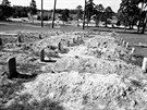 Hroby odsouzenc na smrt na vzeském hbitov v texaském Huntsville