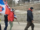 pindlerv Mln se kvli sjezdace Vlhov promnil ve slovenskou vesnici