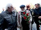 Na �tern�m poh�bu herce Ji��ho Pechy, kter� minul� t�den zem�el ve v�ku 74 let,...