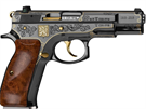 Pistole slavnho modelu CZ 75 z edice Republika vydan ke stoletmu vro od...