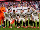 Sestava FC Sevilla na úvodní osmifinále Evropské ligy proti Slavii.