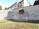 V historickm opevnn Loun dolo k vyvalen sti hradeb v ikov ulici.