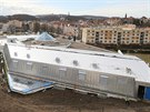 Nové Aquacentrum Teplice. Bazény dostávají obklady, montuje se...