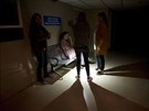 Blackout na porodním oddlení nemocnice ve venezuelské metropoli Caracasu...