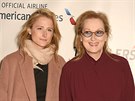 Mamie Gummerová a Meryl Streepová (New York, 20. listopadu 2015)