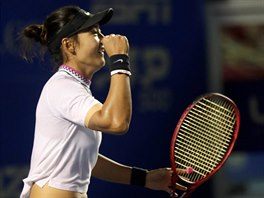 Wang Ja-fan ve finle tenisovho turnaje Acapulco Open.