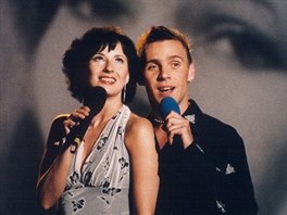 Daniela �inkorová a Roman Vojtek v po�adu Jsou hv�zdy, které nehasnou (2002)