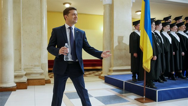 Kandidt na prezidenta Ukrajiny Volodymyr Zelenskyj