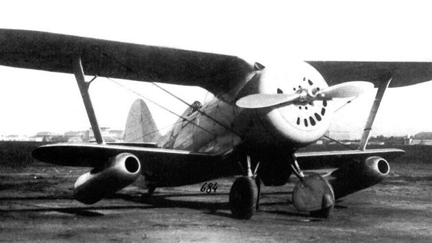 Polikarpov I-153 s přídavnými náporovými motory DM-4