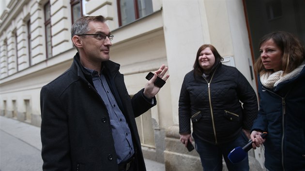 Jednn o vazb pro pt obvinnch z manipulace zakzek na radnici Brno-sted. Na snmku soudce Libor Hanu. (9. bezna 2019)