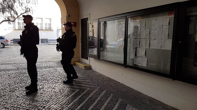 Radnici mstsk sti Brno-sted uzavel 7. bezna 2019 zsah policie.