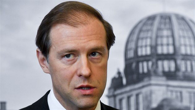 Rusk ministr prmyslu a obchodu Denis Manturov  (6. bezna 2019)