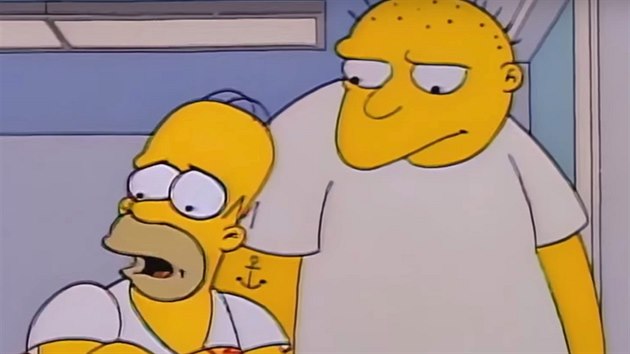 Homer Simpson  v epizodě s Michaelem Jacksonem