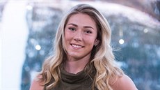 Mikaela Shiffrinová bhem slalomu v Levi