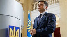 Kandidát na prezidenta Ukrajiny Volodymyr Zelenskyj