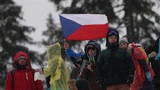 etí fanouci na SP alpských lyaek ve pindlerov Mlýn.