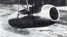 Pídavný náporový motor DM-2 na stroji Polikarpov I-15bis