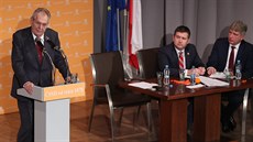 Prezident Milo Zeman na 41. sjezdu SSD, Hradec Králové (1. bezna 2019)