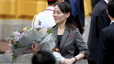 Kim Jo-čong, sestra severokorejského vůdce Kim Čong-una, při návštěvě Vietnamu...
