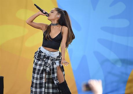 Ariana Grande Performs During ABC's \"Good Morning America's\" 2016 Summer Concert Series at Rumsey Playfield, Central Park on May 20, 2016 in New York City.