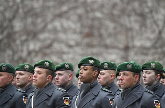 Nmetí vojáci v Berlín (1. února 2019)