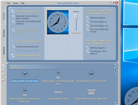 Talking Desktop Clock