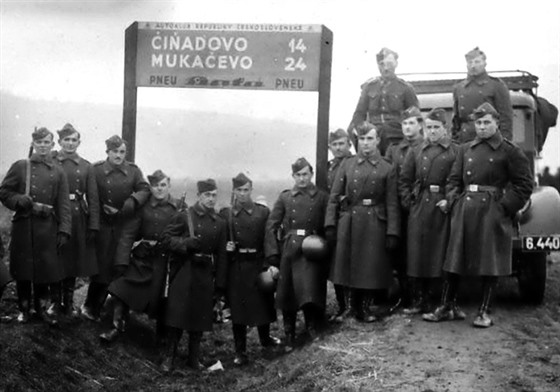 Vojáci eskoslovenské armády, Podkarpatská Rus, bezen 1939